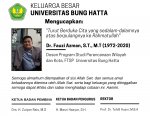 Dr. Fauzi Azman, S.T., M.T. Tutup Usia (1972-2020)