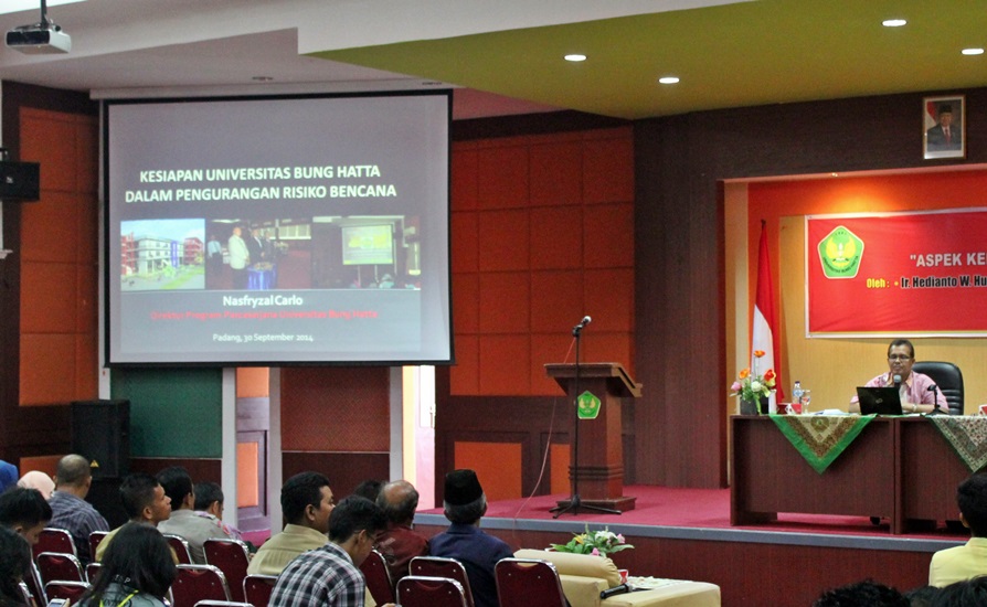 Kesiapan Universitas Bung Hatta dalam Pengurangan Risiko Bencana
