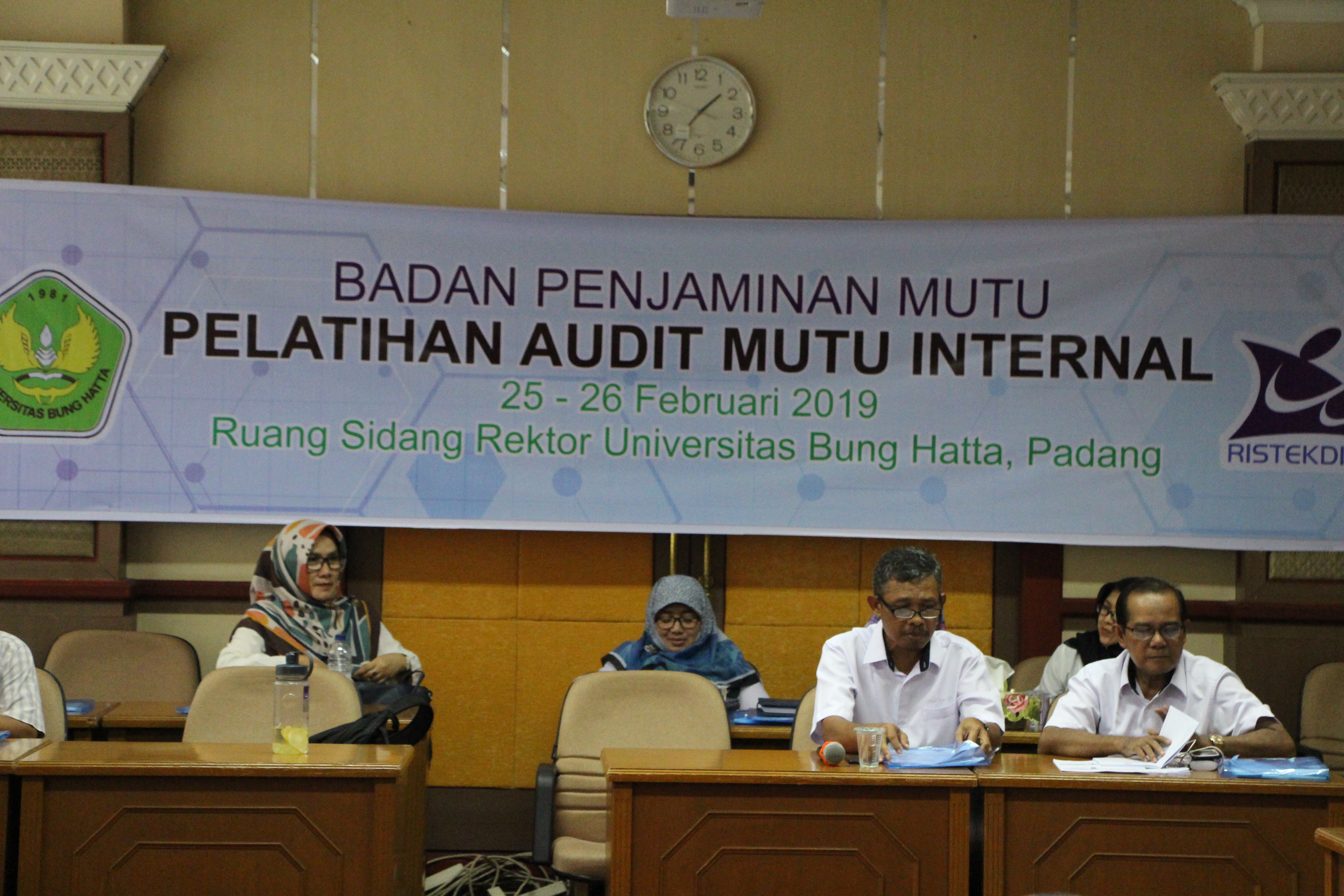 Badan Penjaminan Mutu (BPM) Universitas Bung Hatta Inisiasi Pelatihan Audit Mutu Internal