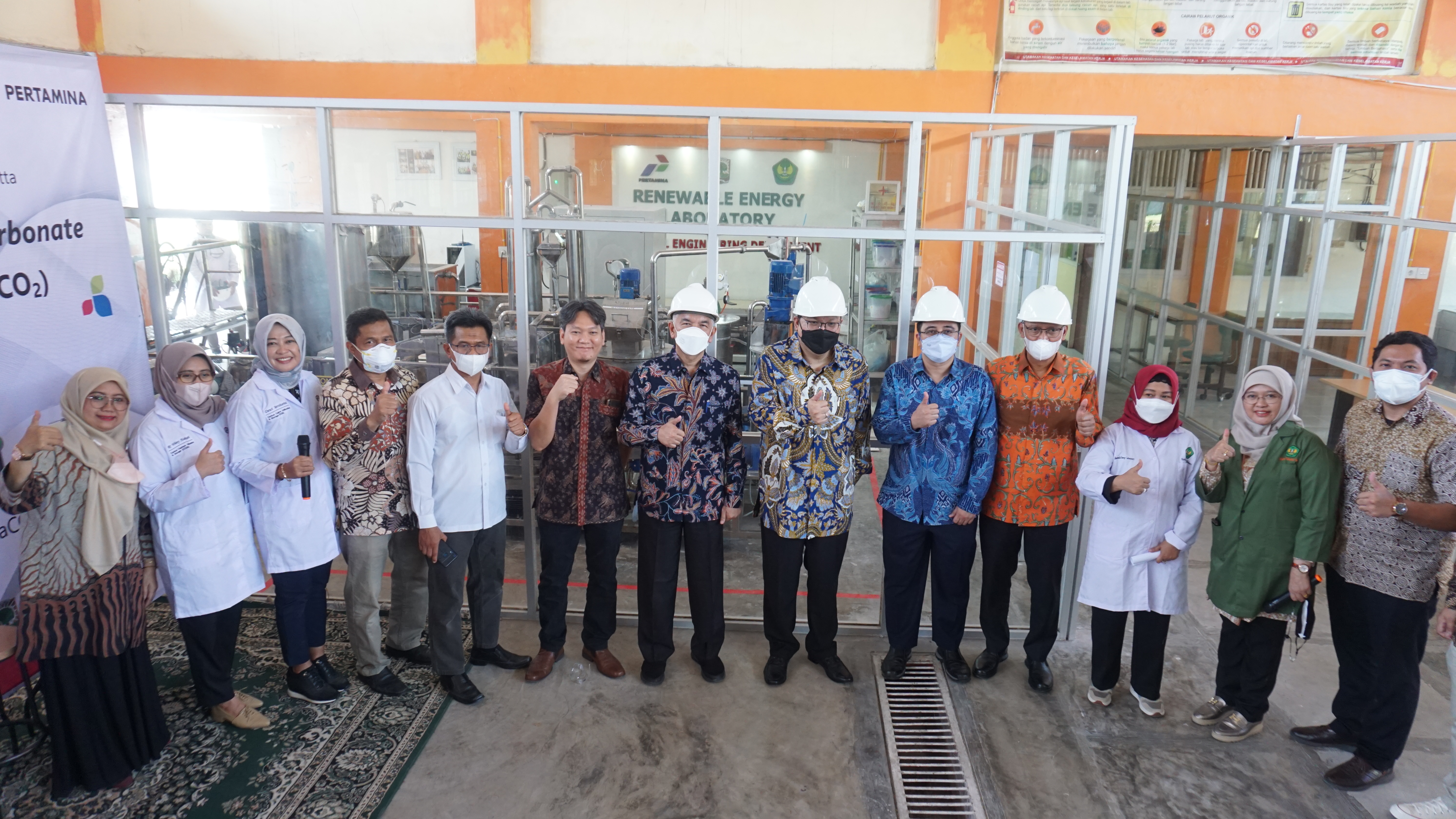 PT Pertamina Bersama FTI Universitas Bung Hatta dan Unand Kolaborasi Riset Pilot Plant PCC