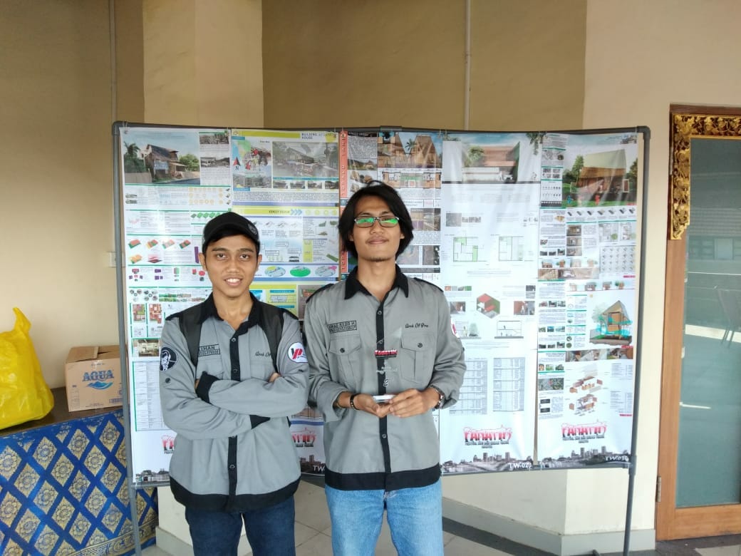 Salut! Dua Mahasiswa Prodi Arsitektur FTSP Universitas Bung Hatta Juara II Sayembara Rumah Murah Fanatik 2018 di Bali 