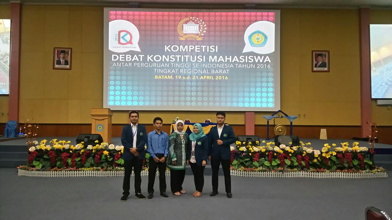 Universitas Bung Hatta Lolos Tahap Eliminasi Debat Konstitusi Mahasiswa Nasional