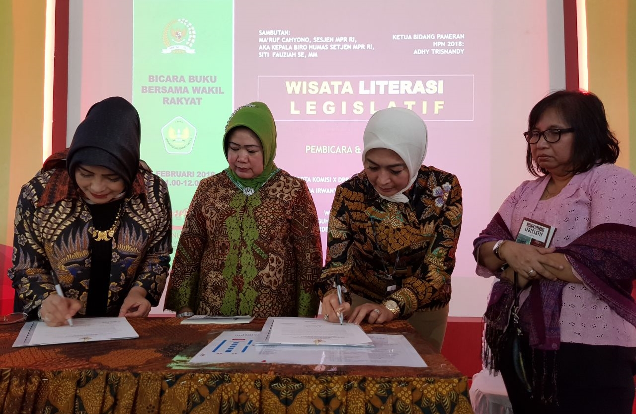 Tingkatkan Literasi, Perpustakaan MPR RI dan Universitas Bung Hatta Jalin Kerja Sama