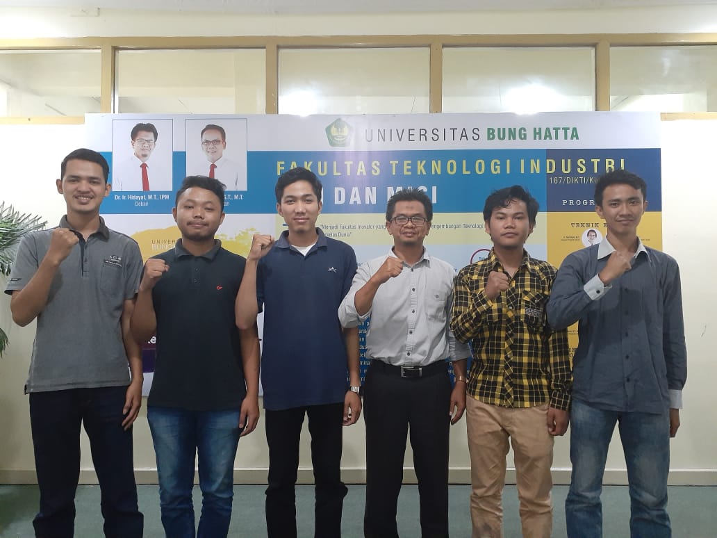 Lima Mahasiswa FTI UBH Berangkat ke PT PRN Subang Jabar