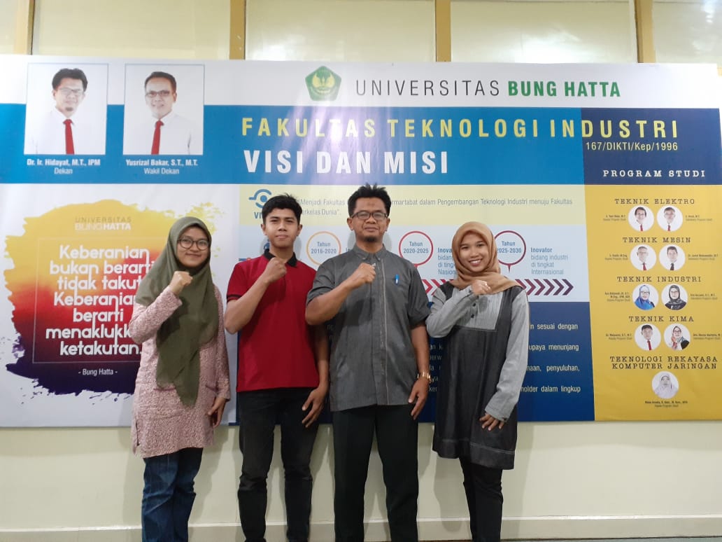 Mahasiswa FTI Universitas Bung Hatta Lolos Seleksi Program Magang Mahasiswa Bersertifikat (PMMB) di PT Semen Padang