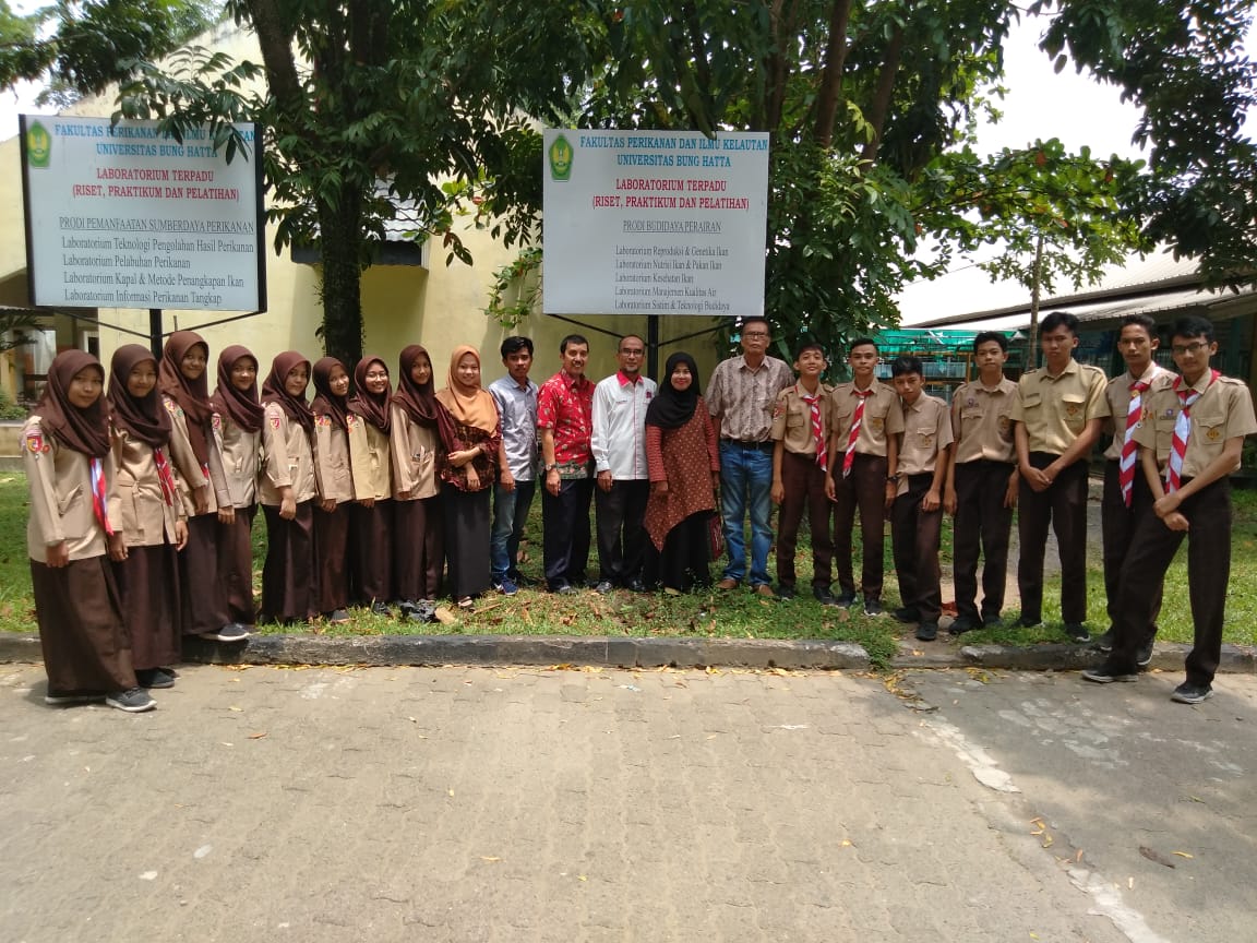 Siswa dan Guru SMA Negeri 12 Padang Kunjungi Prodi Budi Daya Perairan UBH