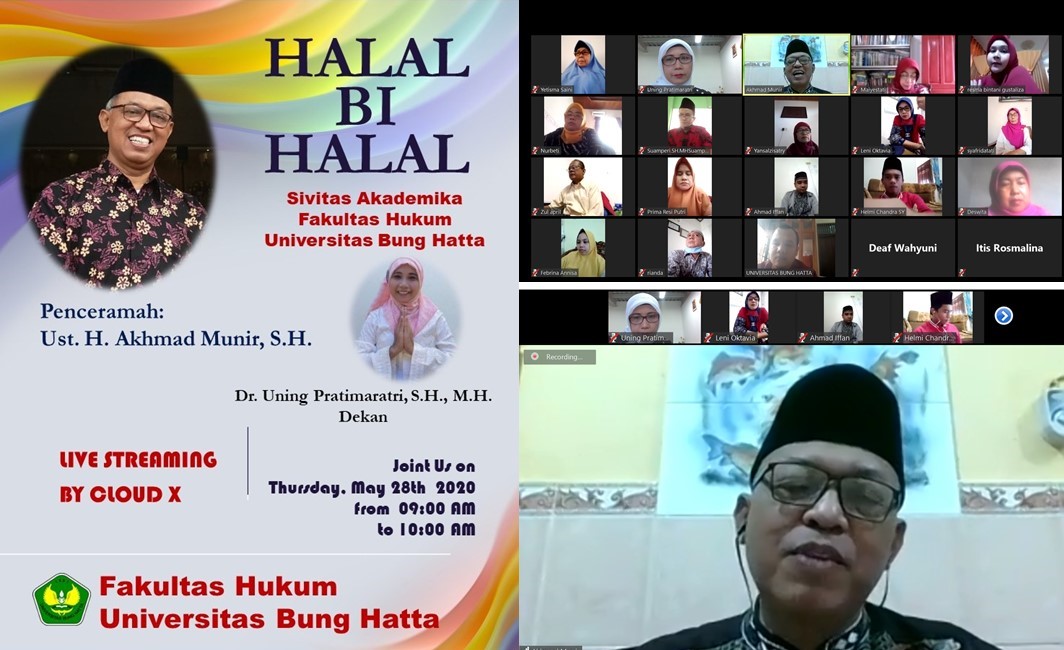 Halal Bi Halal Civitas Akademika Fakultas Hukum Universitas Bung Hatta