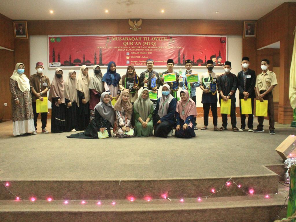 Prodi Pendidikan Biologi FKIP Universitas Bung Hatta Sukses Selenggarakan MTQ Tingkat Nasional