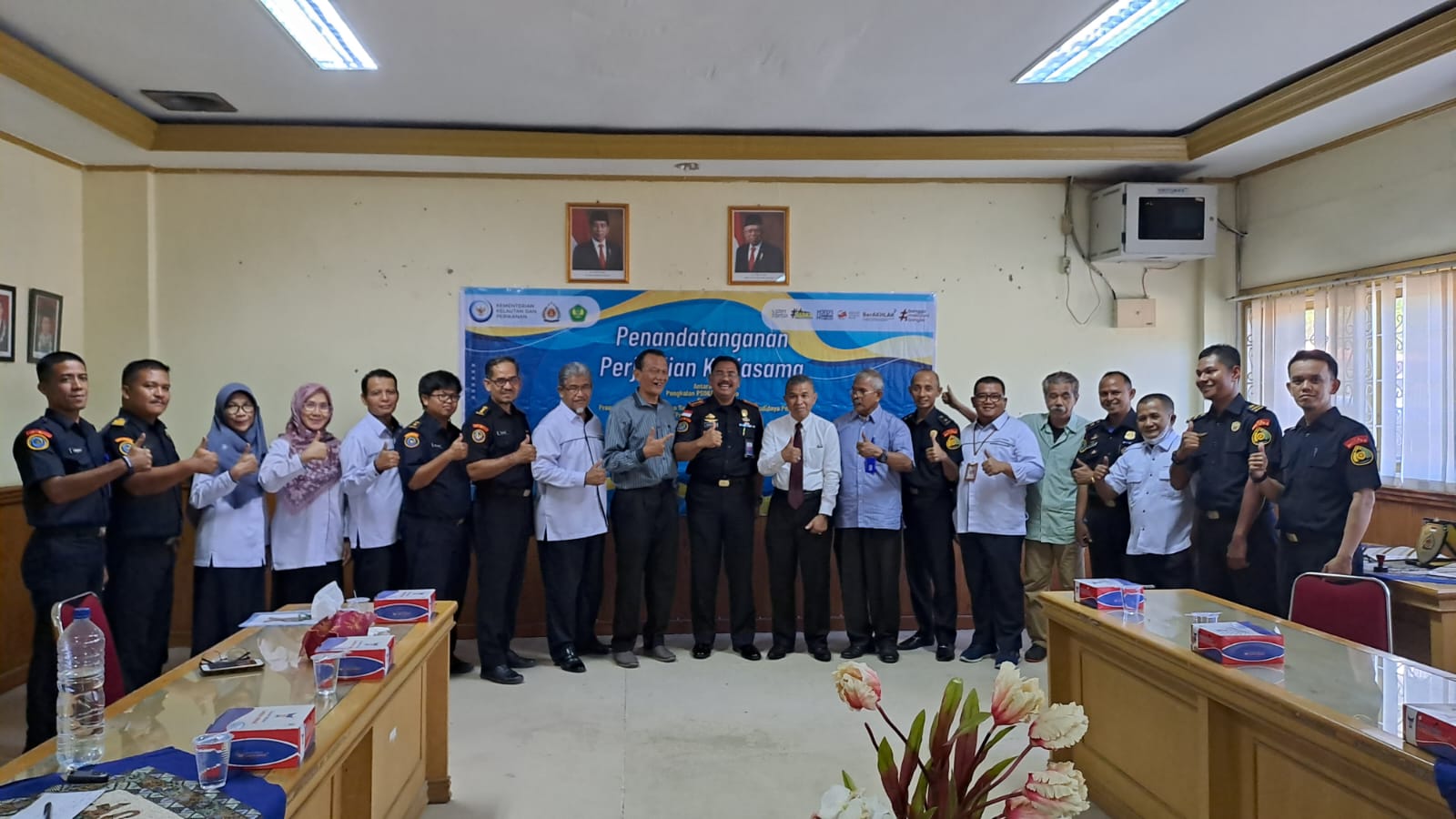 Penandatanganan Perjanjian Kerja Sama FPIK Universitas Bung Hatta dengan PSDKP Lampulo Banda Aceh