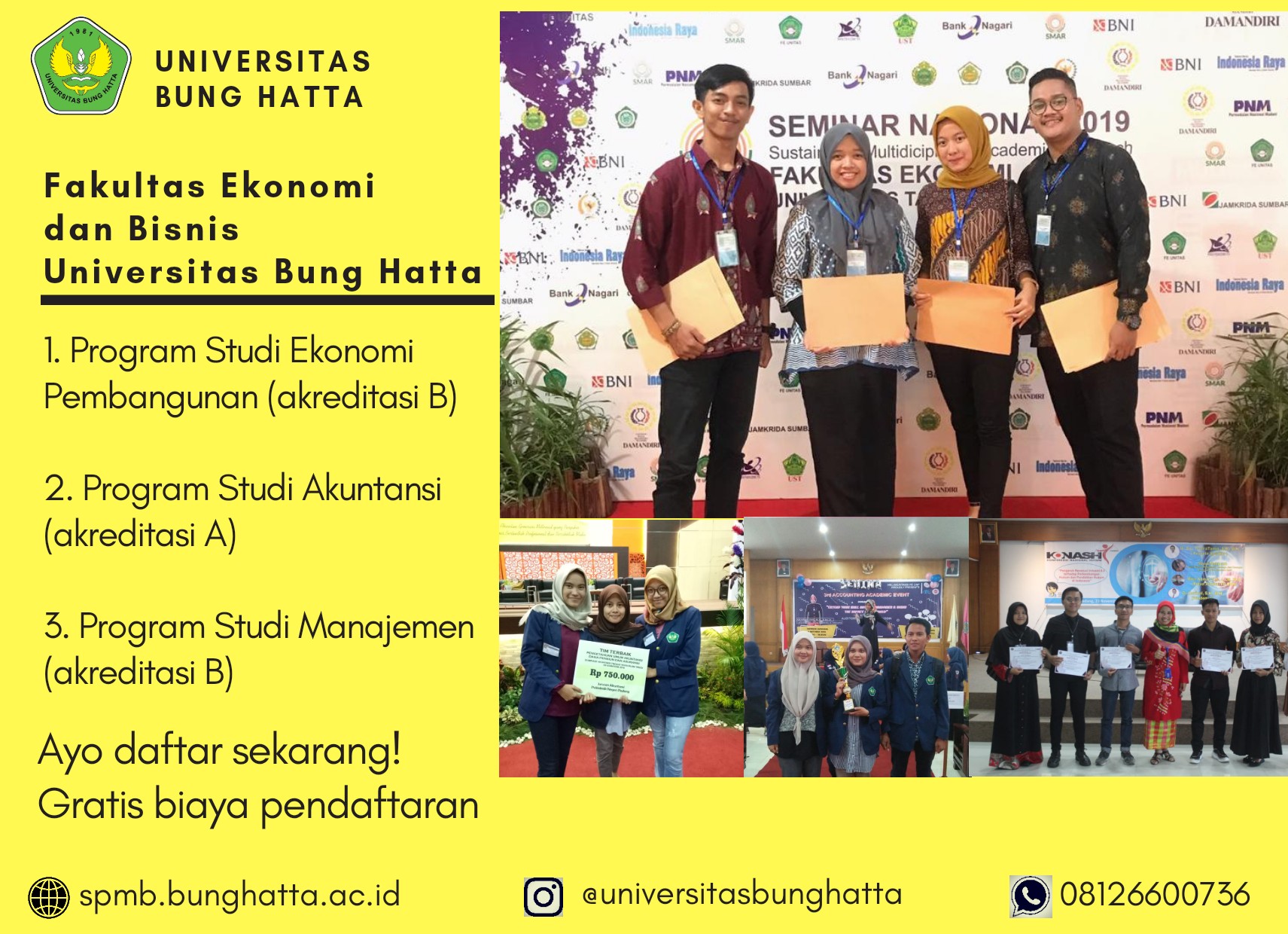 FEB Universitas Bung Hatta Idola Masyarakat Sumatra
