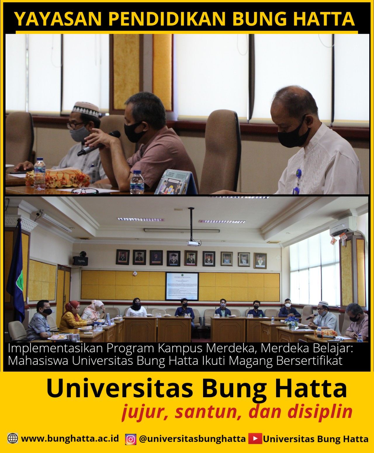 Implementasikan Program Kampus Merdeka, Merdeka Belajar: Mahasiswa Universitas Bung Hatta Ikuti Magang Bersertifikat
