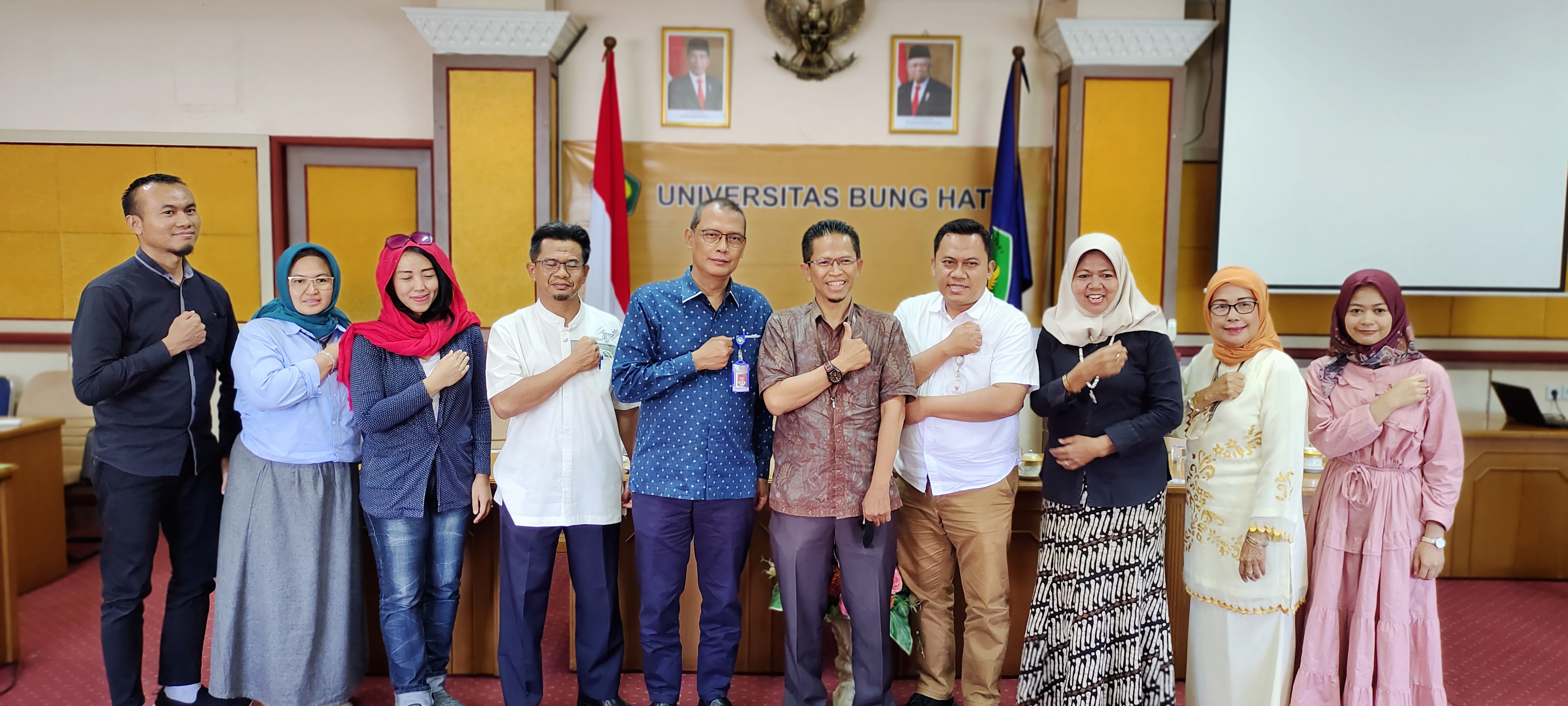Delegasi Kementerian PPN/Bappenas bersama Indonesia Hidden Heritage (IHH) ke Universitas Bung Hatta