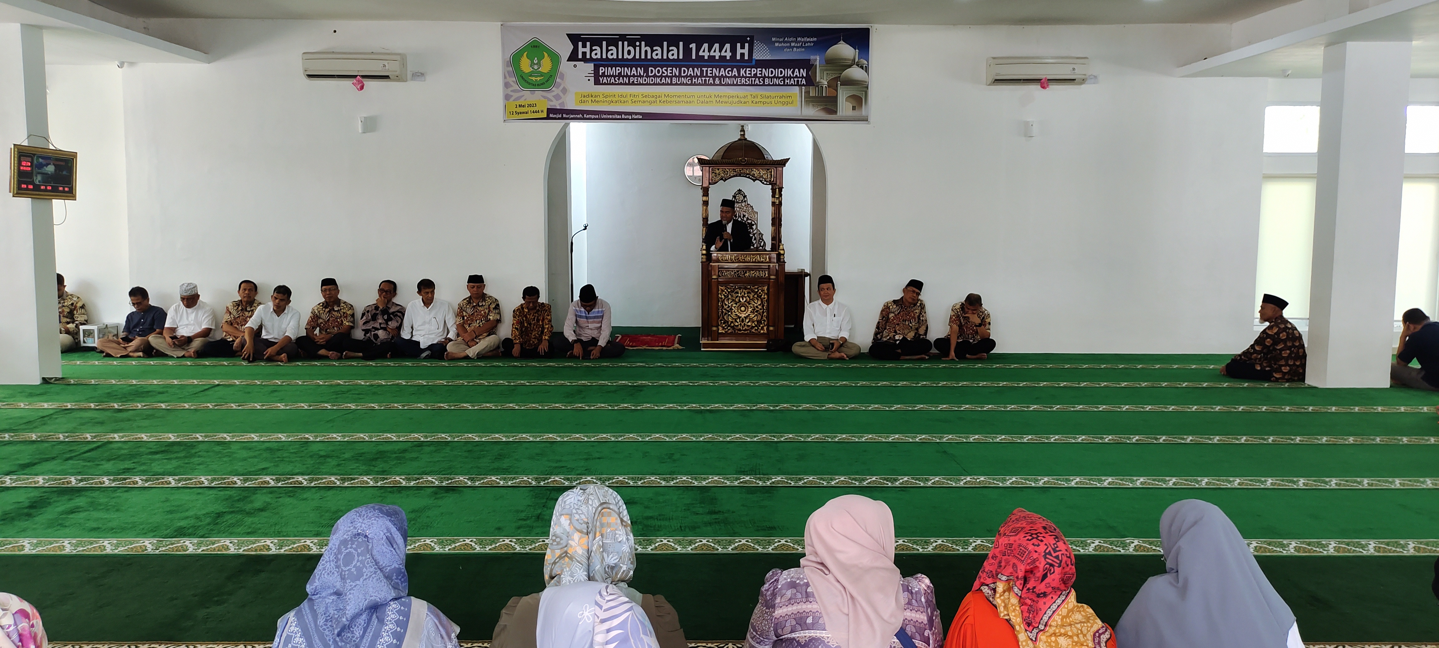 Pererat Silaturahmi, Civitas Akademika Universitas Bung Hatta Ikuti Halal Bihalal 1444 H