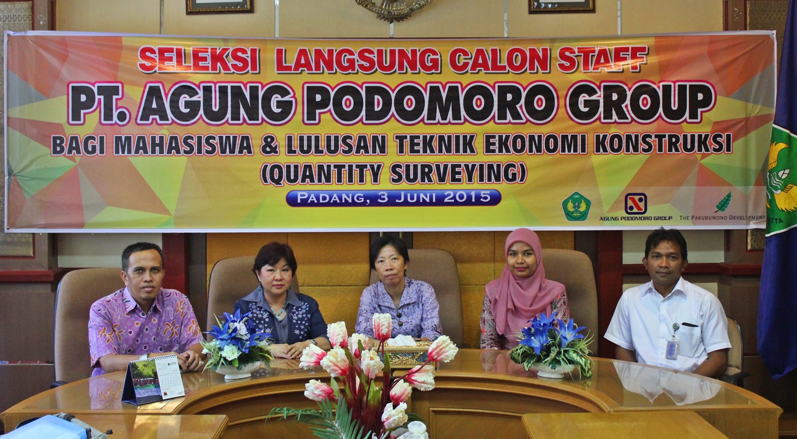 Agung Podomoro Group Lakukan Rekuitmen Bagi Mahasiswa Quantity Surveying UBH