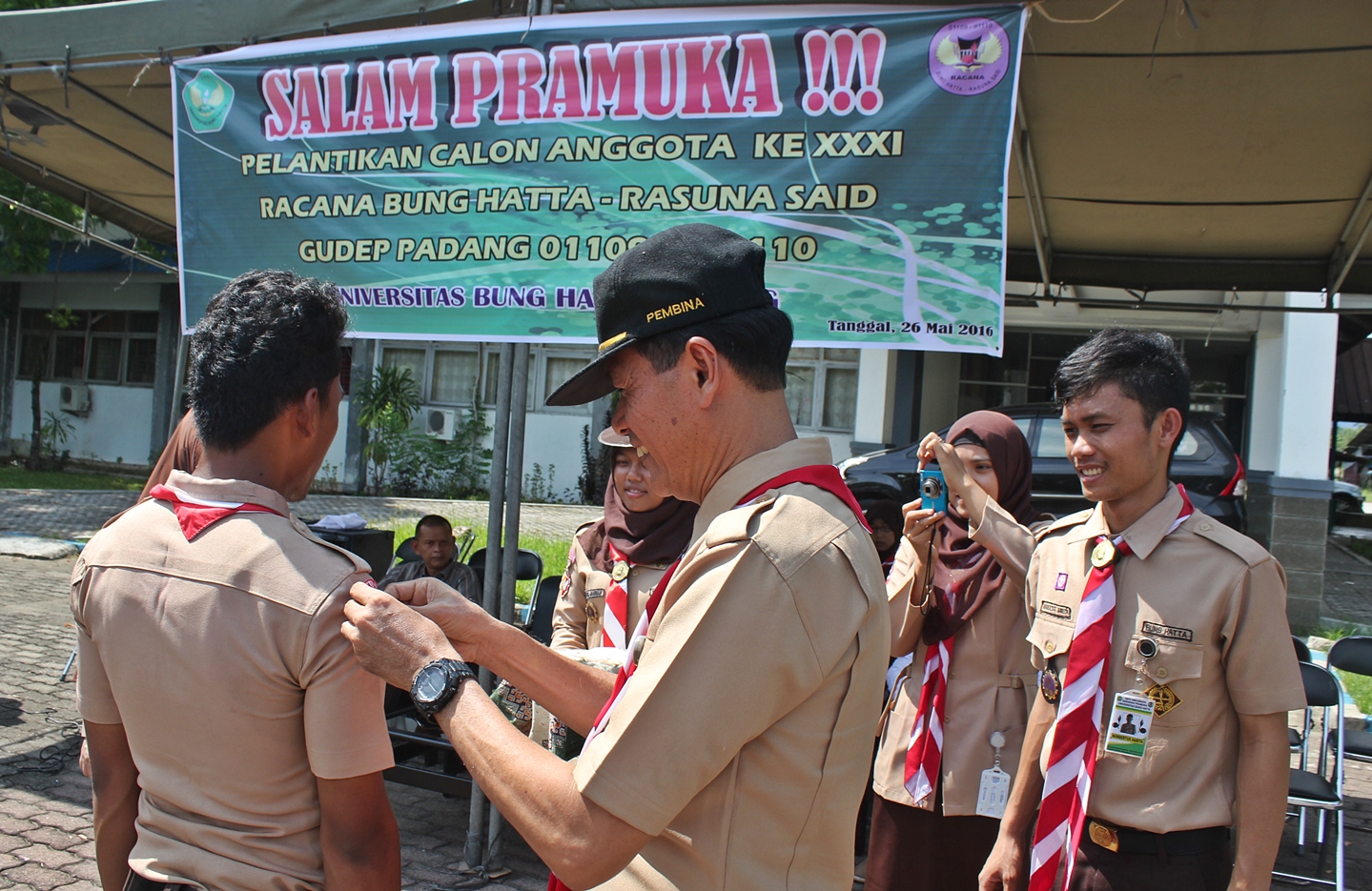 ukm_pramuka_universitas_bung_hatta_lantik_anggota_ke-26