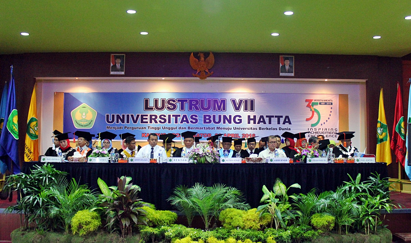 Sidang Senat Terbuka Dies Natalis ke-35 dan Lustrum ke-7 Universitas Bung Hatta