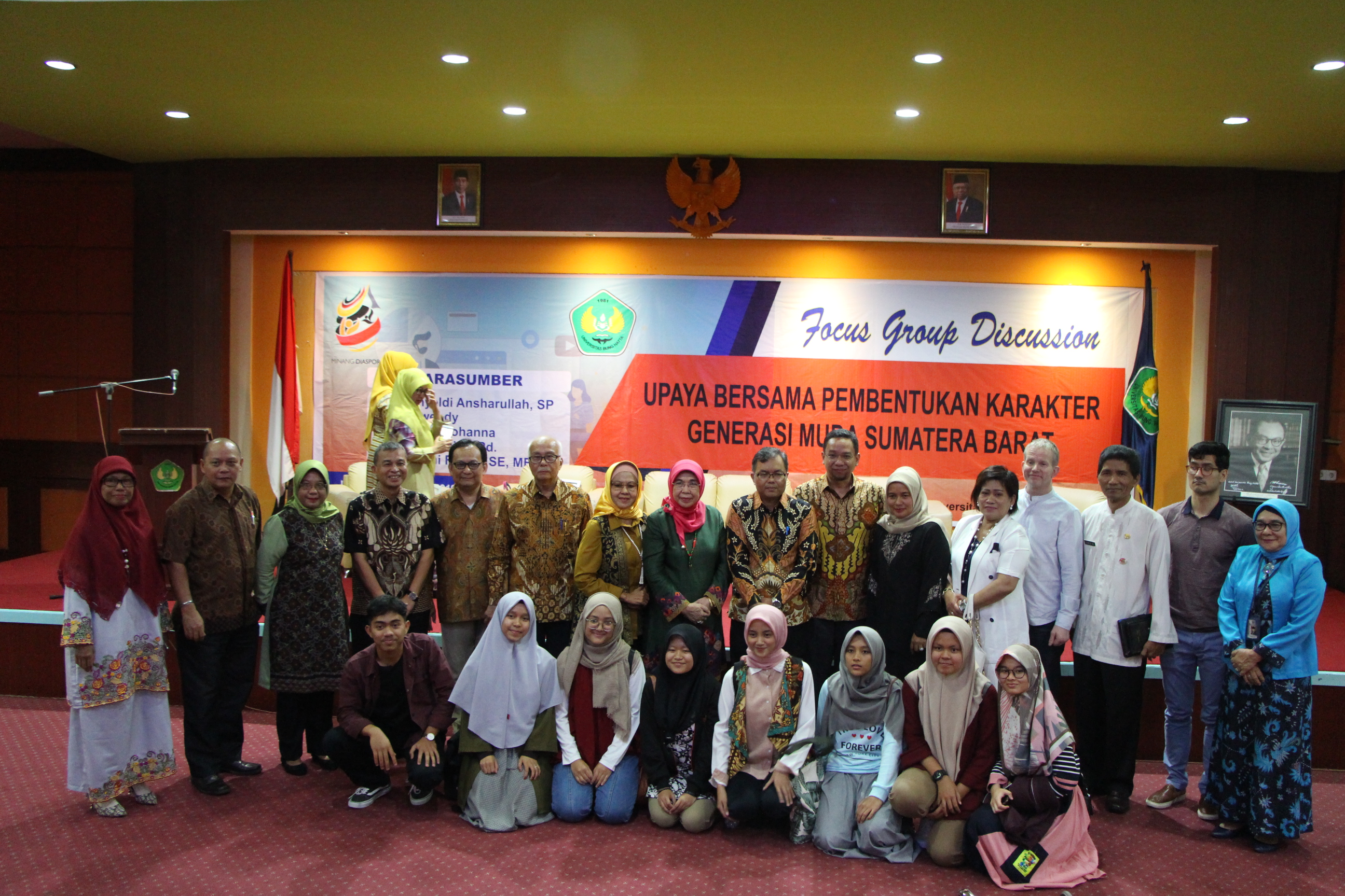 Universitas Bung Hatta Bekerja Sama dengan Minang Diaspora Menggelar FGD