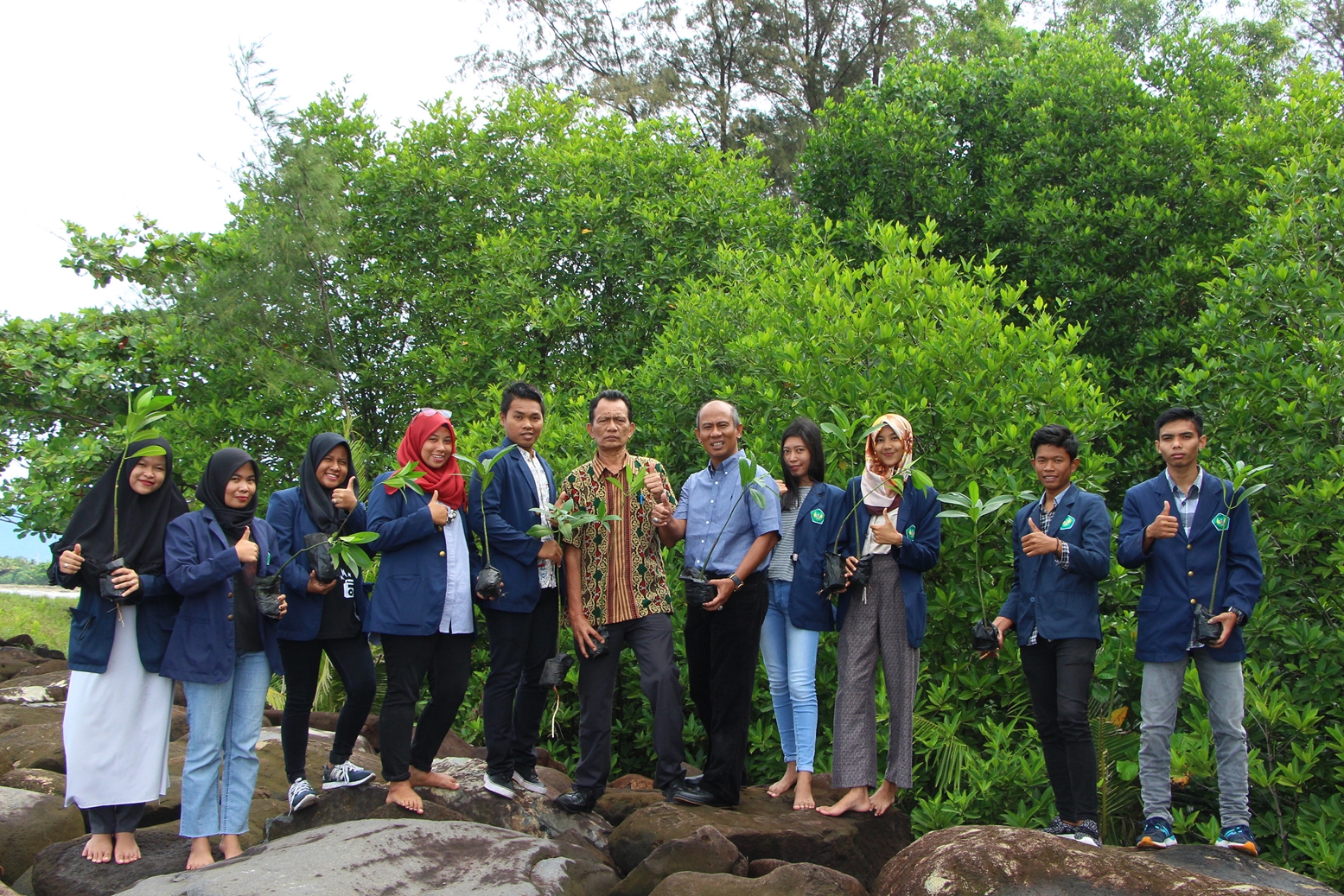 mahasiswa_fpik_universitas_bung_hatta_tanaman_mangrove_di_pantai_kampus