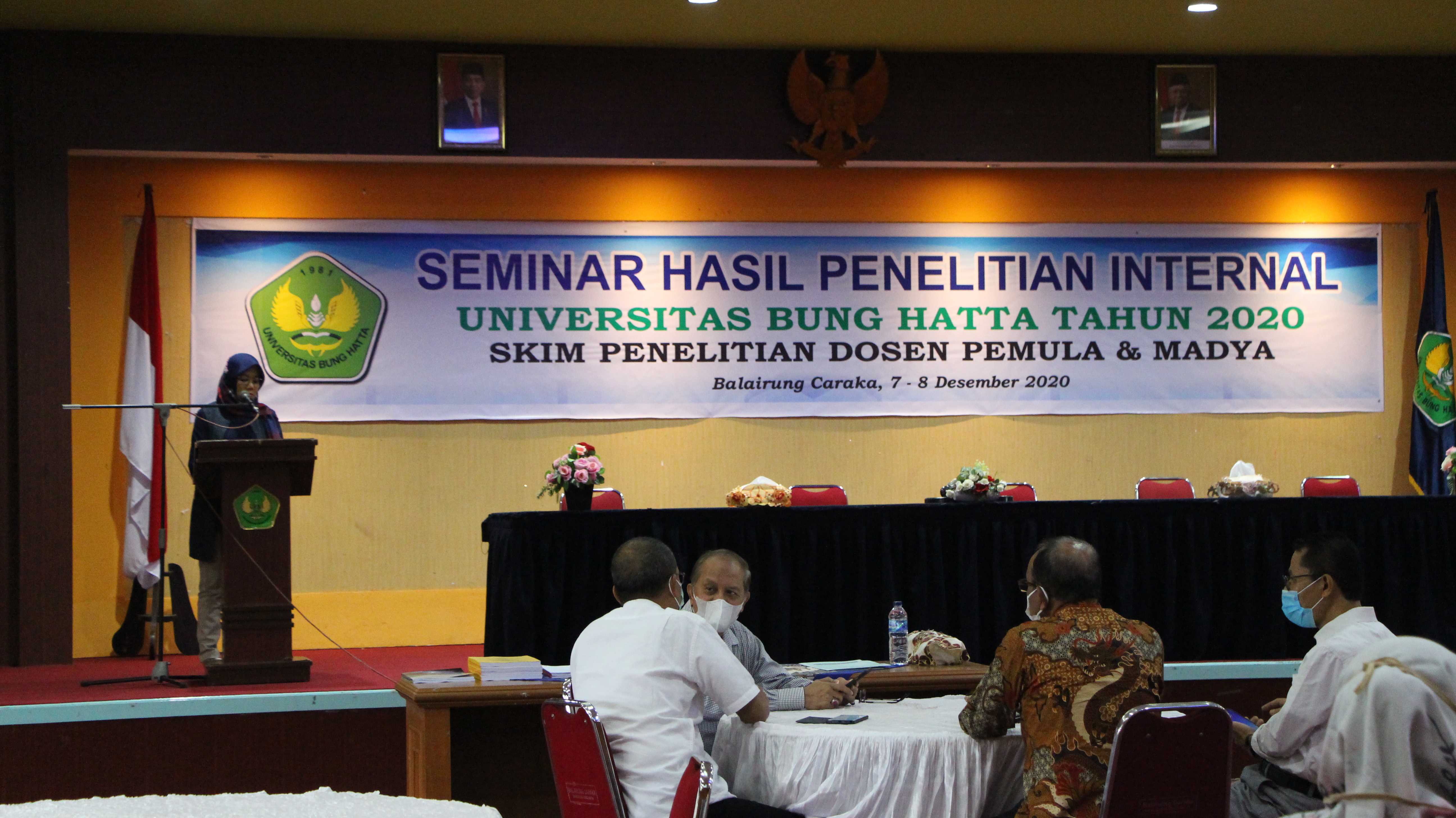 Seminar Hasil Penelitian Internal Pendanaan Tahun 2020 Universitas Bung Hatta untuk Skim Pemula dan Madya