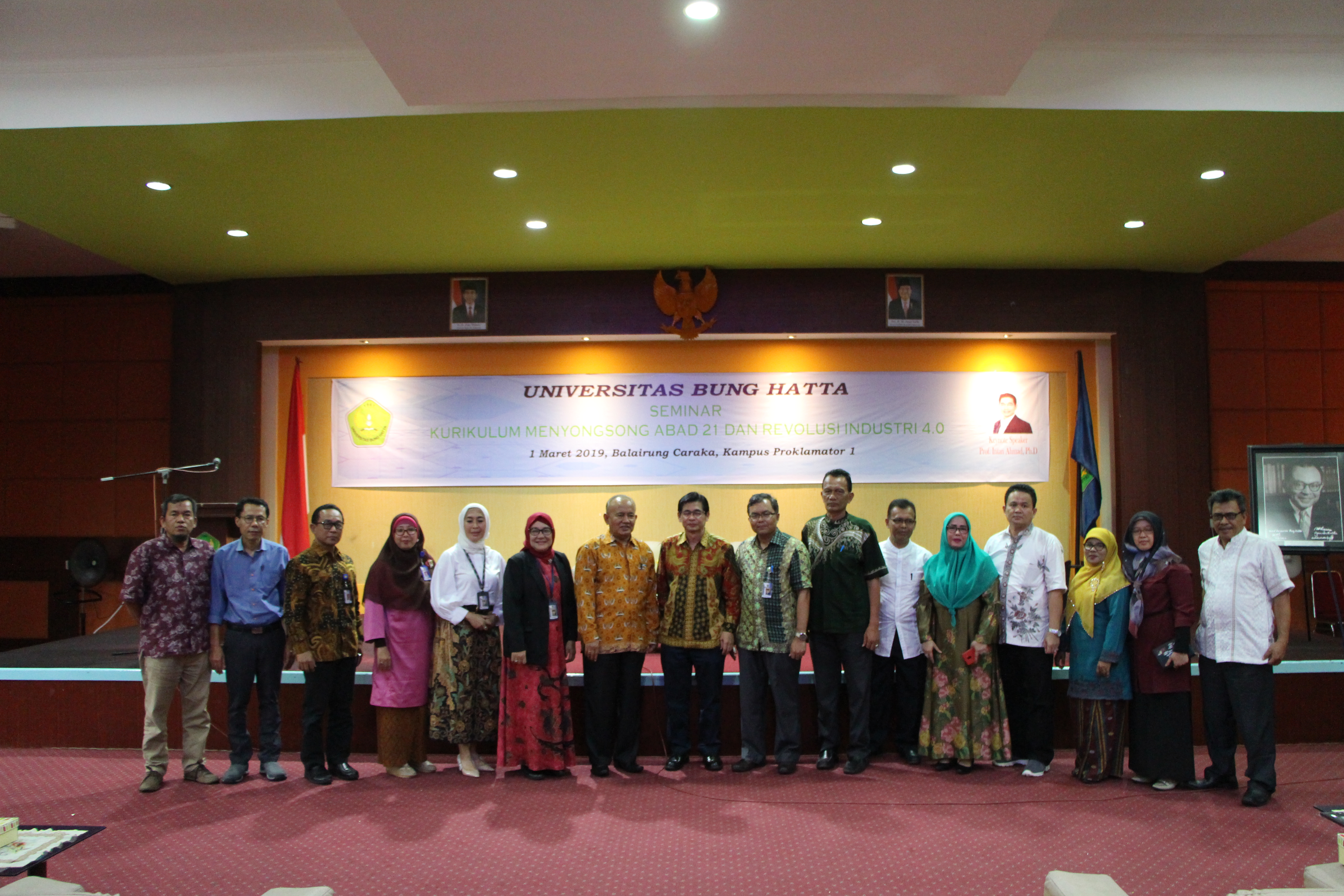 Badan Penjaminan Mutu (BPM) Universitas Bung Hatta Menggelar Seminar Kurikulum Revolusi Industri 4.0
