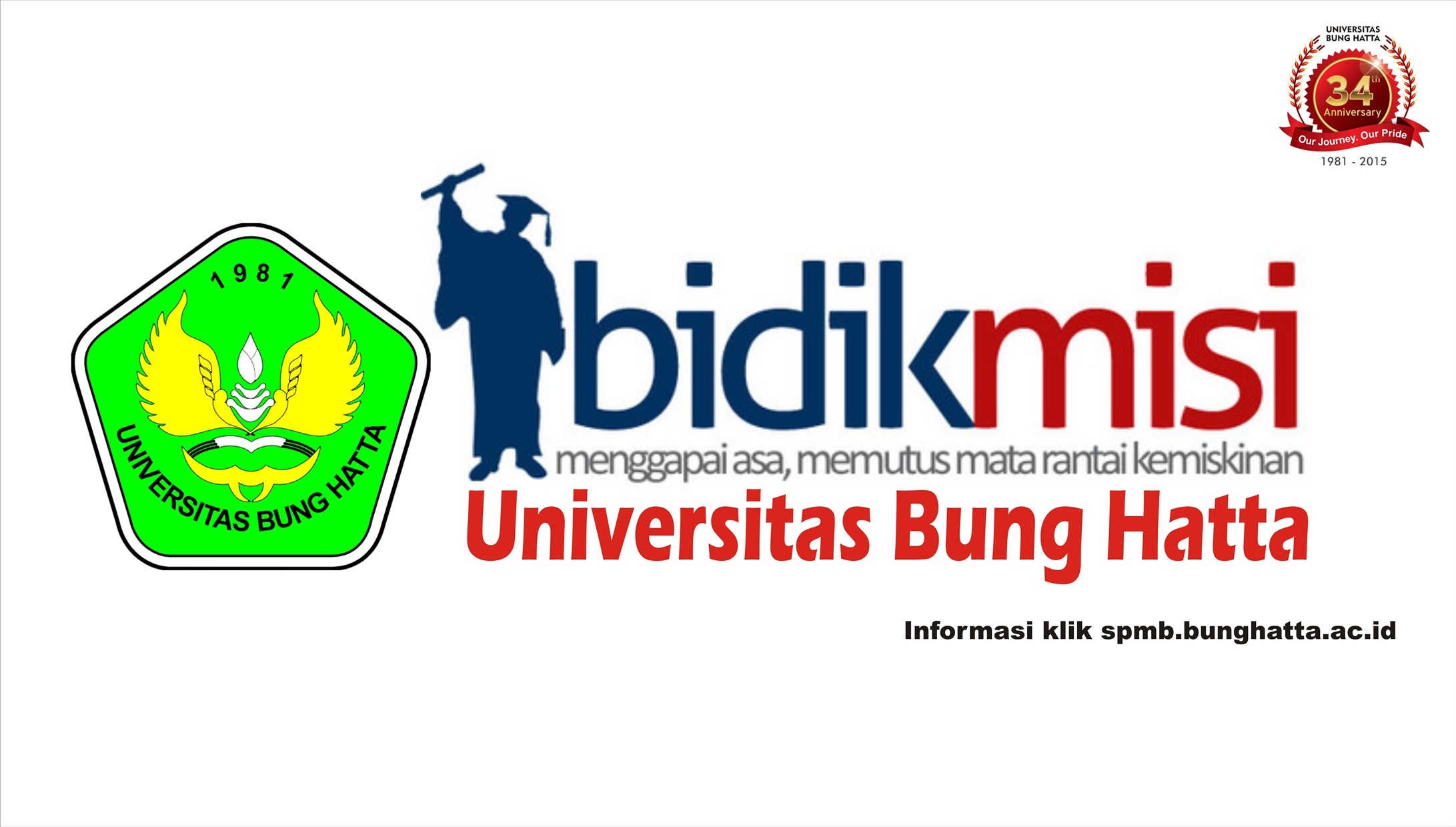 Informasi Penerimaan Mahasiswa Baru Universitas Bung Hatta Tahun 2015 Jalur Beasiswa Bidikmisi