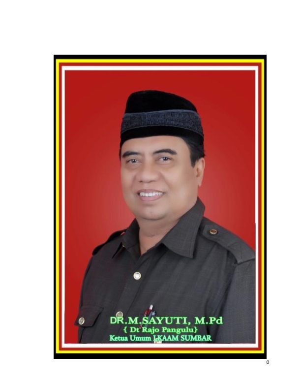 Sosok : Dr. Drs. M. Sayuti Datuk Rajo Pangulu, M. Pd.