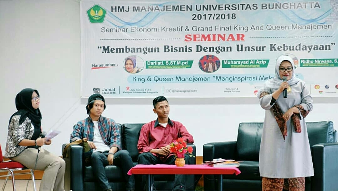 Manajemen Universitas Bung Hatta Gelar Seminar Ekonomi Kreatif