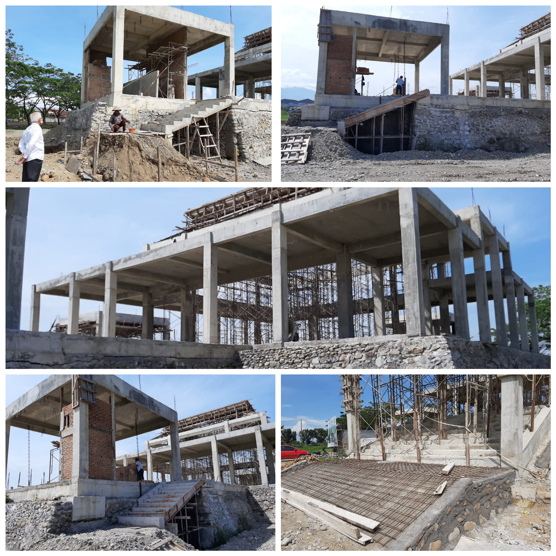 Perkembangan Pembangunan Masjid Asiah Kampus Proklamator Universitas Bung Hatta 