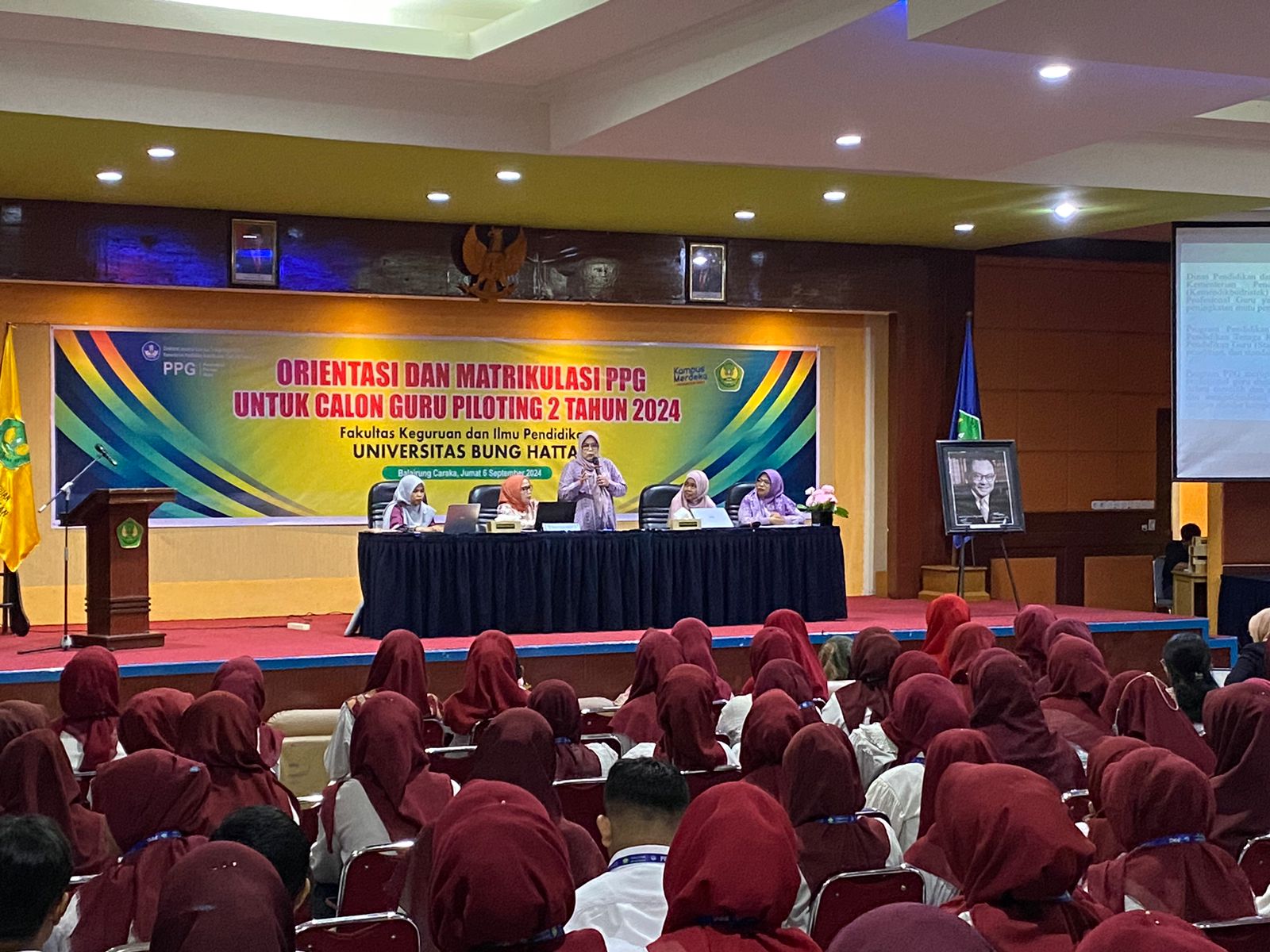 Universitas Bung Hatta Selenggarakan Orientasi dan Matrikulasi Program Profesi Guru (PPG) untuk Calon Guru Piloting 2 Tahun 2024