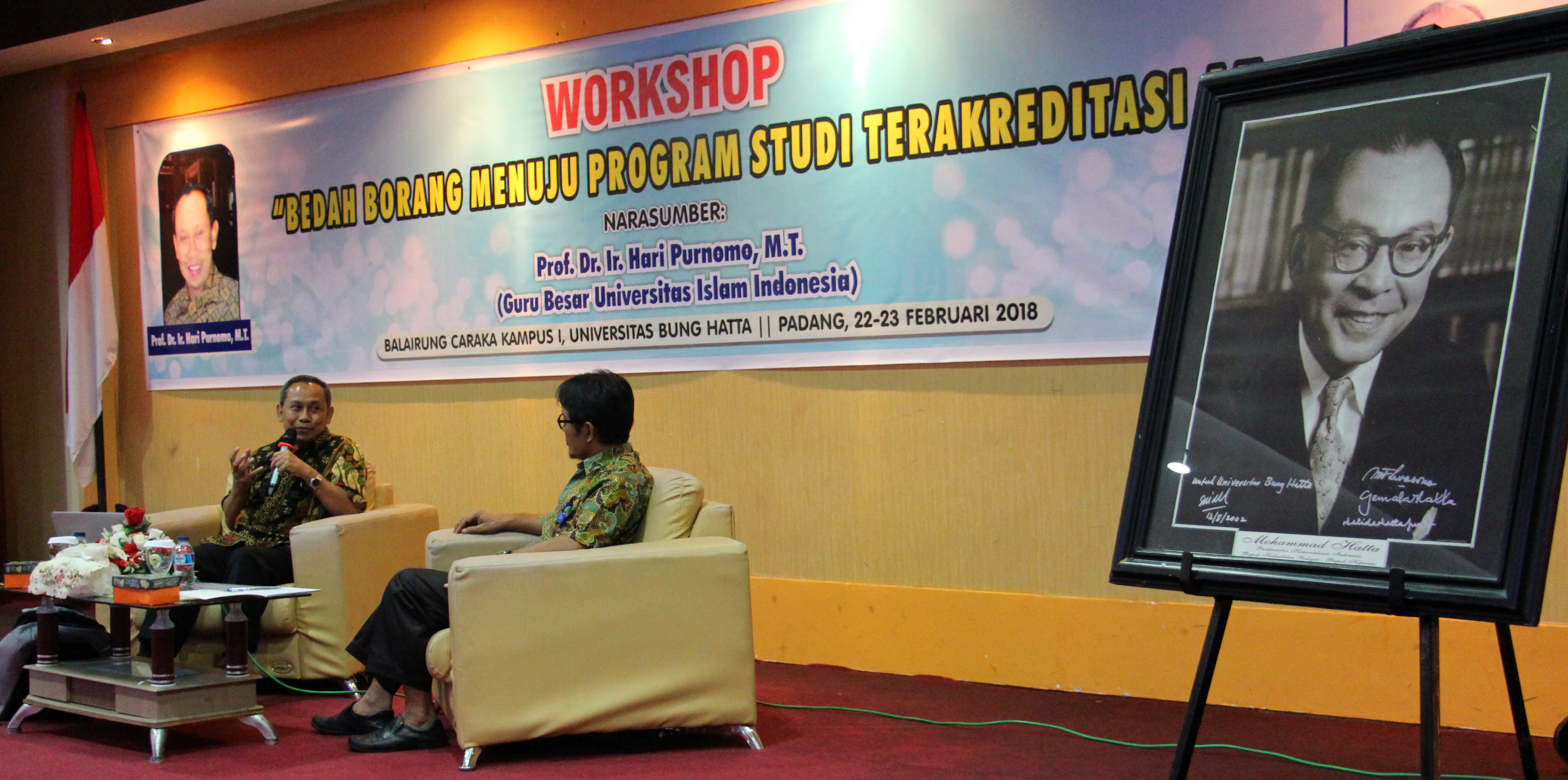 BPM Universitas Bung Hatta Gelar Workshop dan Bedah Borang Akreditasi