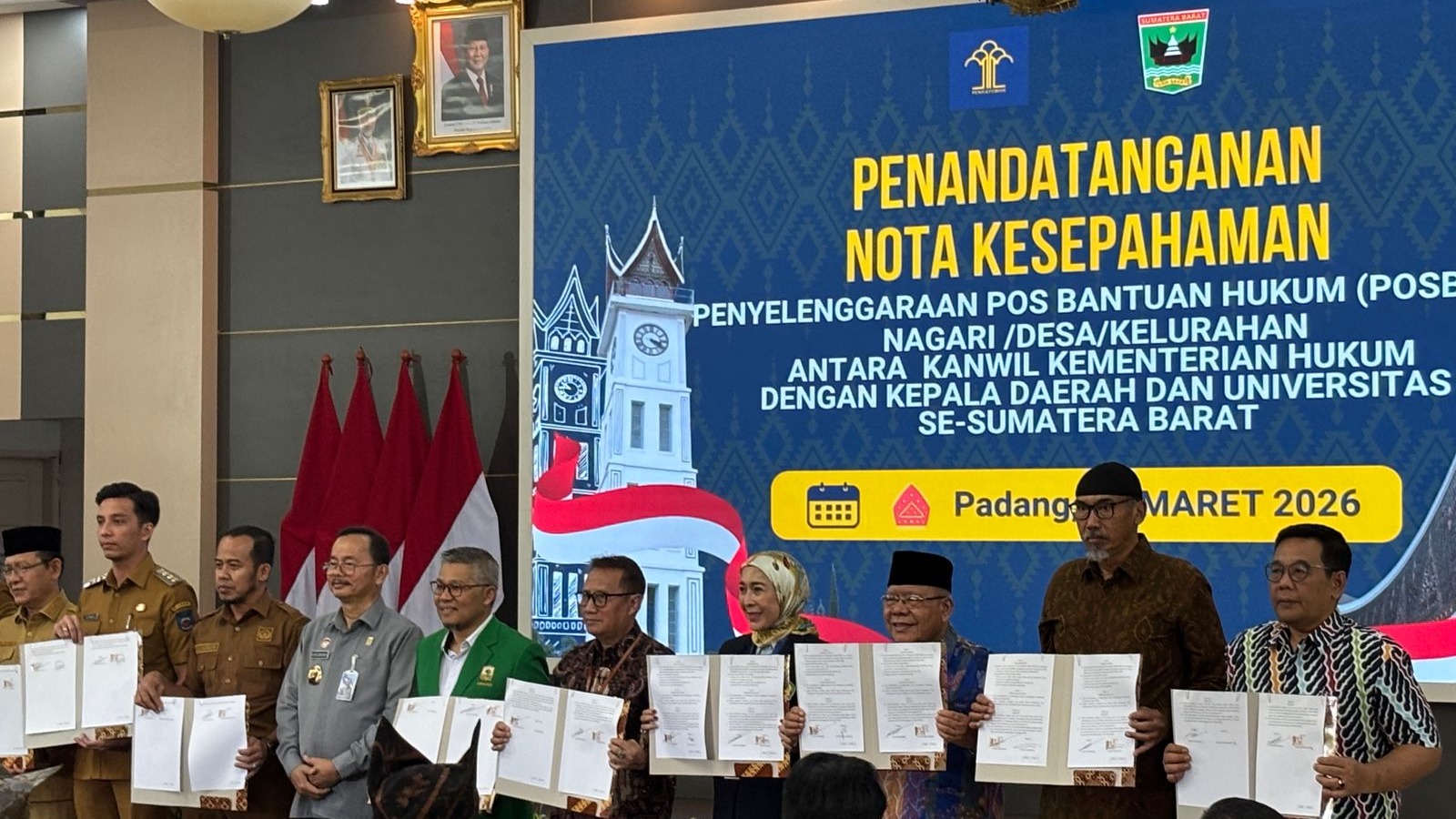 Universitas Bung Hatta dan Kantor Wilayah Kementerian Hukum Provinsi Sumatera Barat Perkuat Kerja Sama