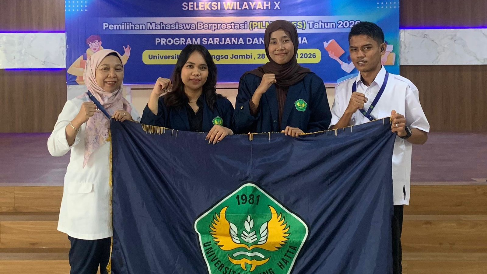Mahasiswa Universitas Bung Hatta Lolos Seleksi Wilayah Pemilihan Mahasiswa Berprestasi (Pilmapres) Tahun 2026 