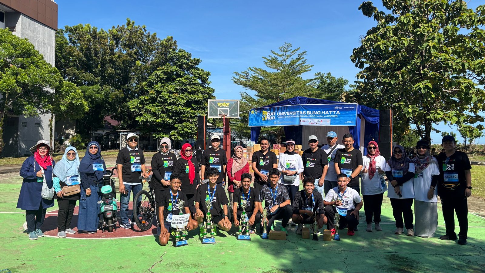 Semarak Dies Natalis ke-45, Universitas Bung Hatta Gelar Fun Run dan Lomba Lari 5K