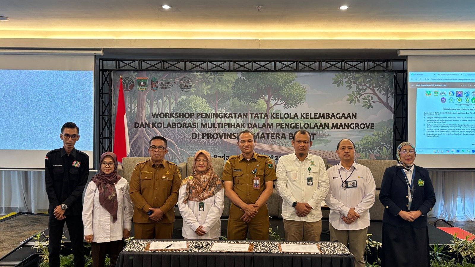 Universitas Bung Hatta Tandatangani Komitmen Bersama Perlindungan dan Pengelolaan Ekosistem Mangrove di Sumatera Barat