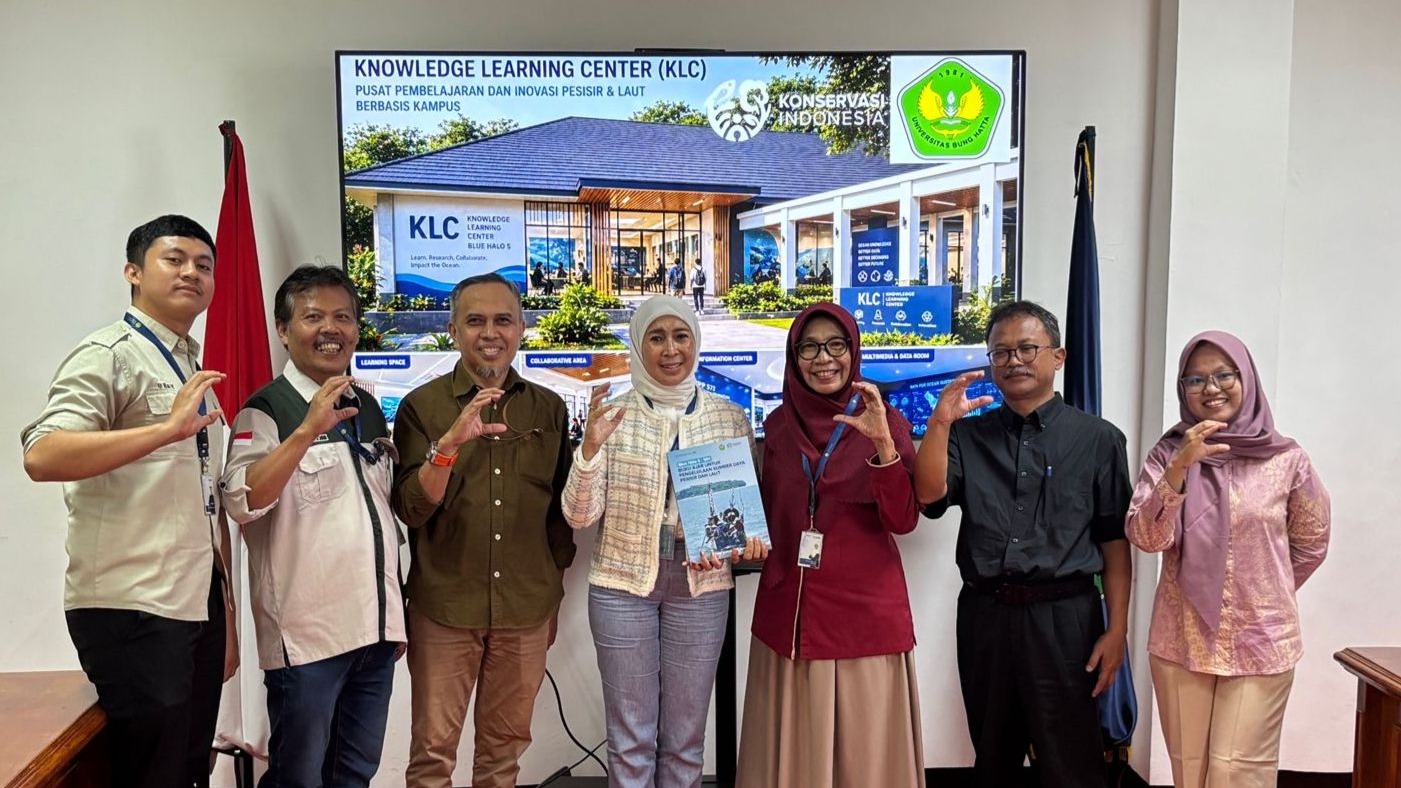 Universitas Bung Hatta Menjadi Knowledge and Learning Center Pesisir dan Laut Inisiatif BLUE Halo S 