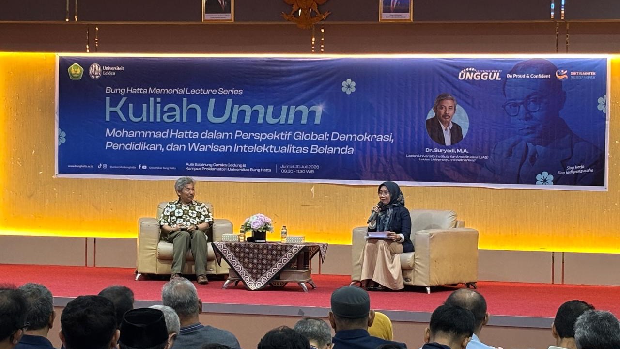 Universitas Bung Hatta Hadirkan Akademisi Leiden University, Perkuat Nilai Kebunghattaan dalam Perspektif Global