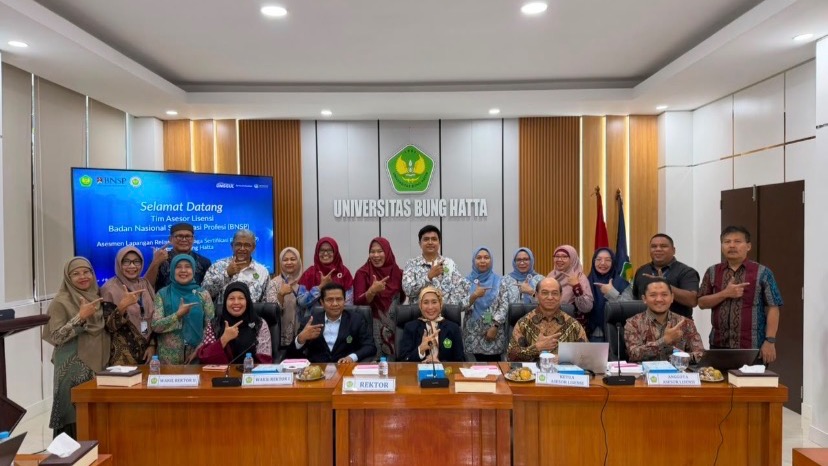 LSP Universitas Bung Hatta Jalani Visitasi Asesmen Lapangan Relisensi
