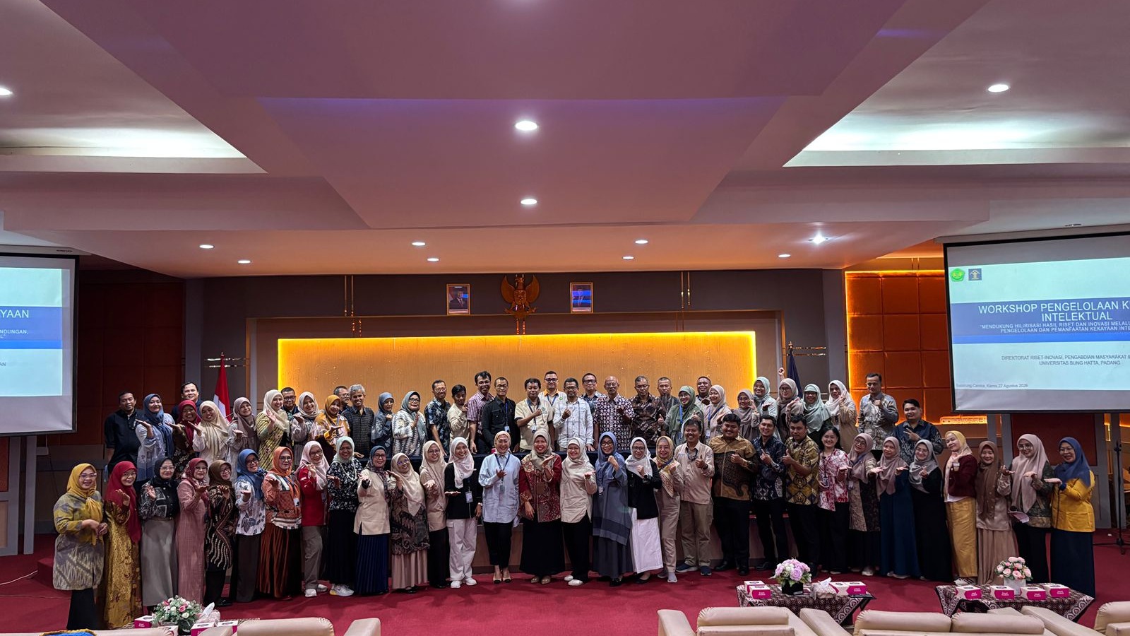 Universitas Bung Hatta Dorong Hilirisasi Riset melalui Workshop Pengelolaan Kekayaan Intelektual