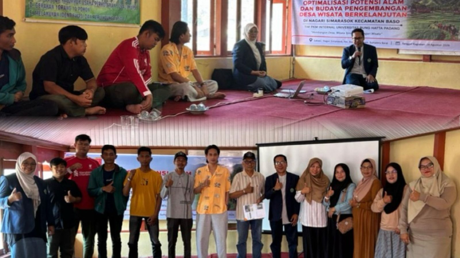 Dosen Universitas Bung Hatta Kenalkan Metode Skoring untuk Memetakan Potensi Wisata Nagari Simarasok