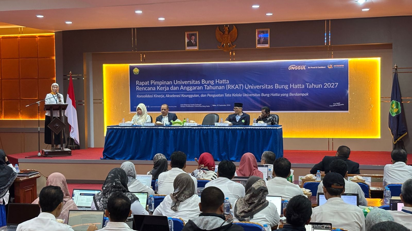 Rapat Pimpinan Universitas Bung Hatta Bahas RKAT 2027, Fokus pada Konsolidasi Kinerja dan Akselerasi Keunggulan