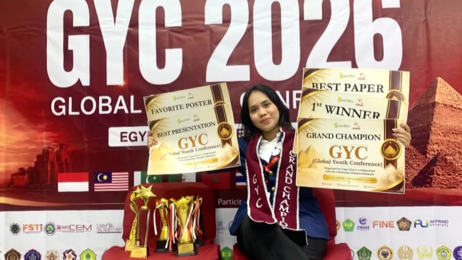 Mahasiswa Universitas Bung Hatta Raih Lima Penghargaan dan Grand Champion Global Youth Conference di Mesir