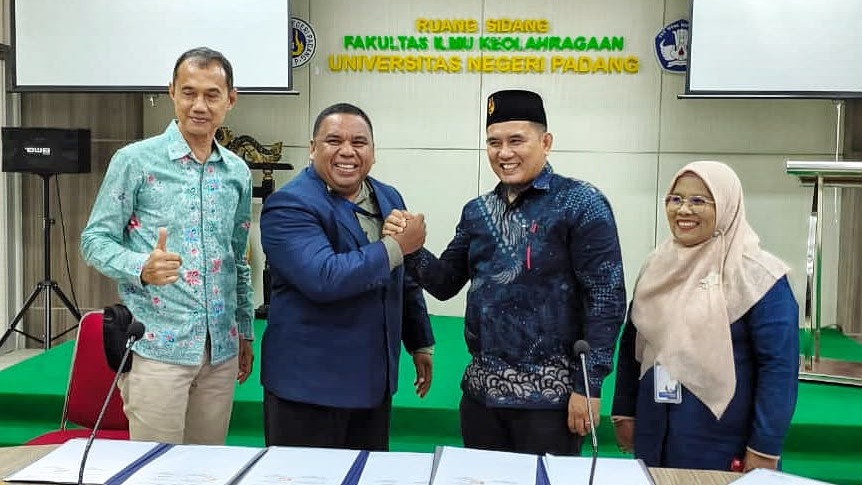 FKIP Universitas Bung Hatta dan FIK UNP Perkuat Kerja Sama Pendidikan Olahraga