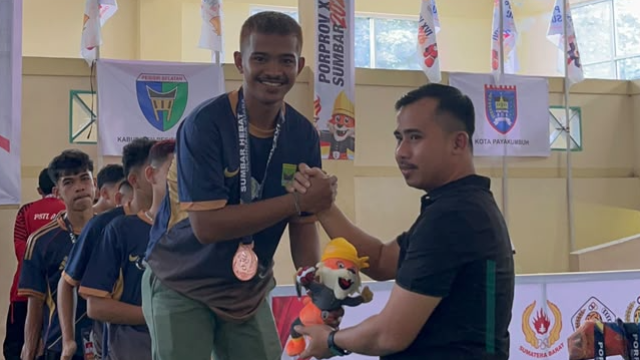 Fachrulalrozi, Mahasiswa PJKR Universitas Bung Hatta Juara 2 Csbor Sepak Takrau Porprov Sumbar 2026