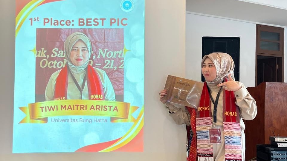 Tiwi Maitri Arista, S.E., Tendik Universitas Bung Hatta Juara 1  Best PIC VDMI Tahun 2026