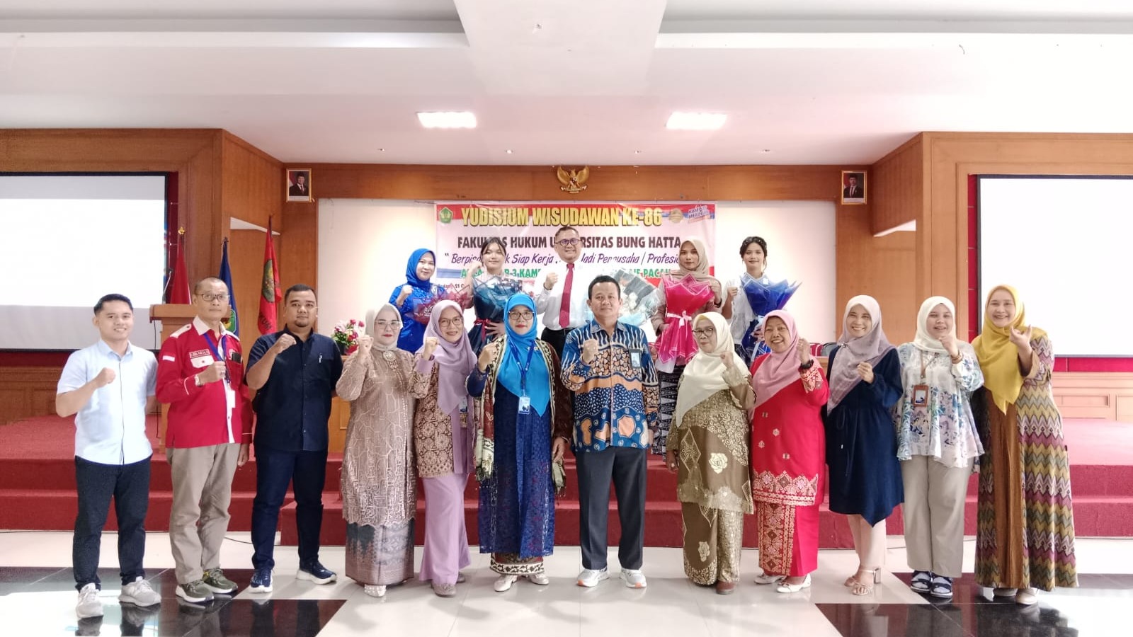 Yudisium Wisudawan ke-86, Fakultas Hukum Universitas Bung Hatta Siapkan Lulusan Profesional danBerdampak