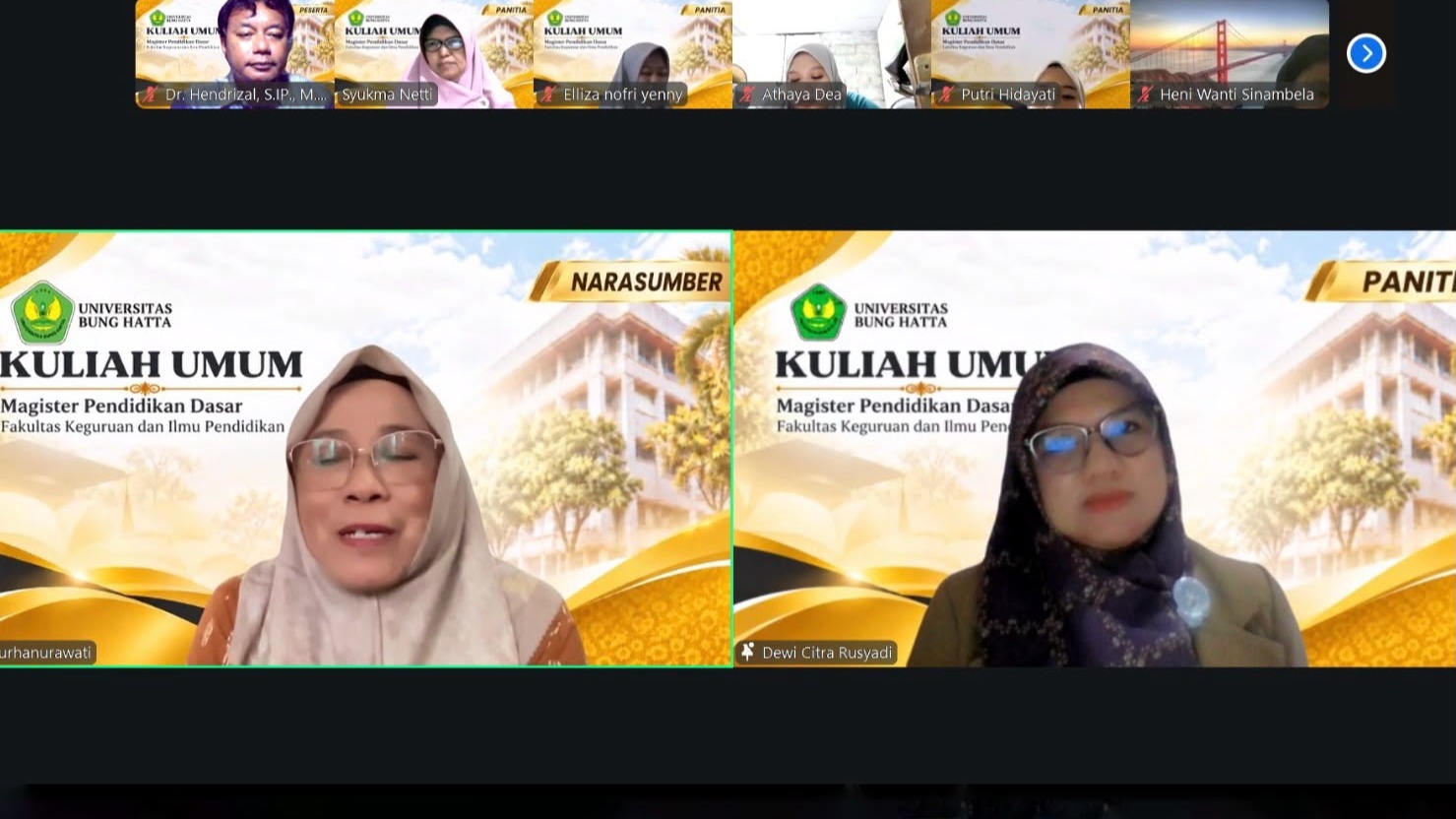 Magister Pendidikan Dasar Universitas Bung Hatta Gelar Penguatan HOTS melalui Transformasi Problem-Based Learning