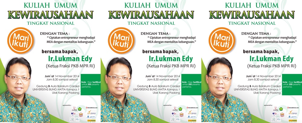 Kuliah Umum Kewirausahaan Kinciakincia.com Bersama Lukman Edy
