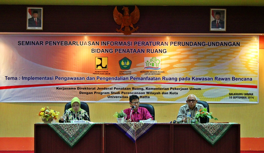 Seminar Nasional Tata Ruang Kota Dalam Daerah Rawan Bencana