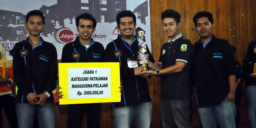 Tim Bride Universitas Bung Hatta Juara I Tournament Bridge Engineering (OTB) Cup IX se-Sumatra