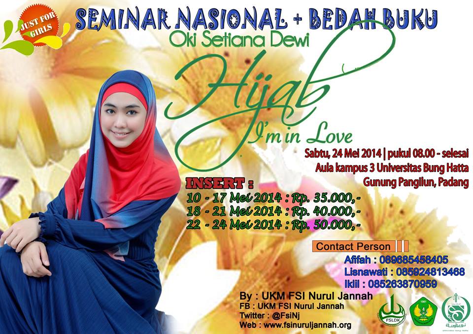 Oki Setia Dewi Akan Bahas Masalah Hijab di UBH